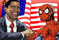 Obama and Spiderman